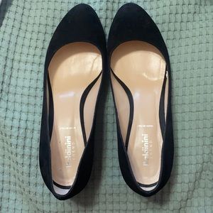 Women’s black suede shoes